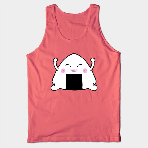 Kawaii Rice Ball Tank Top by BunniesOfTheDeepBlueSea